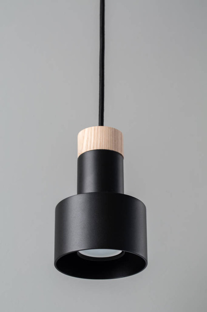 Hanging black lamp - Foto, Imagem