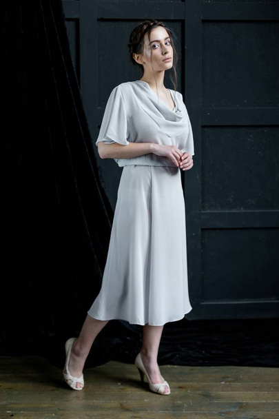 Woman in elegant dress - Photo, Image