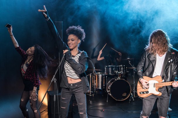 Rock band on stage   - Photo, Image