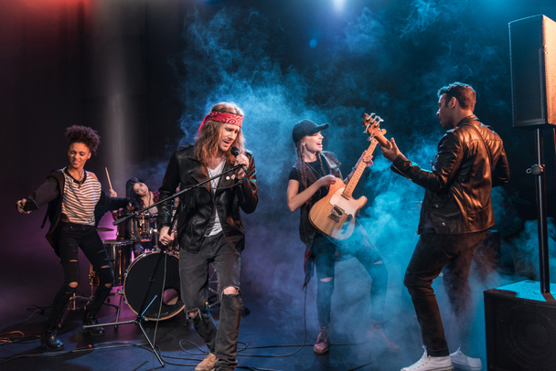 Rock band on stage - Photo, Image