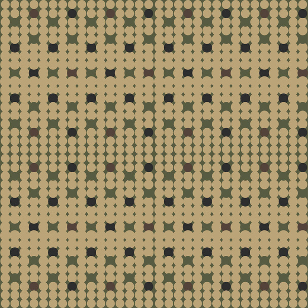 Halftone camo background. Vector dots texture retro. Abstract do - Διάνυσμα, εικόνα