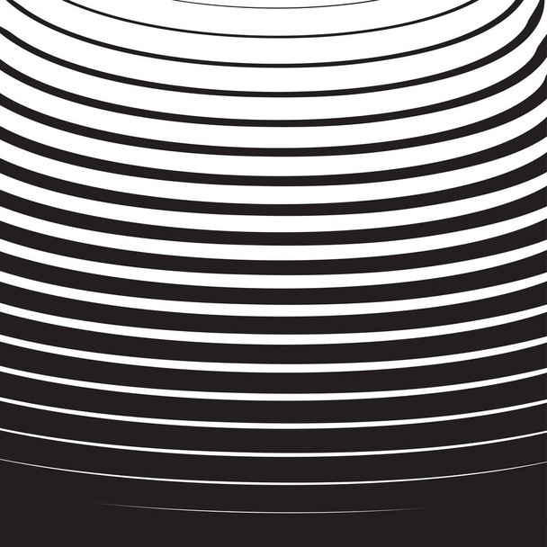 Halftone radial pattern background striped. Vector lines texture - Vector, Image