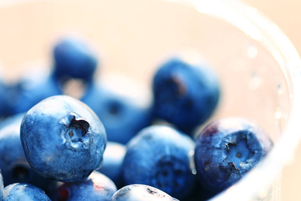 fresh berries, blueberries - Photo, image