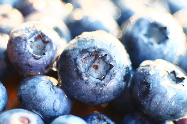 fresh berries, blueberries - Фото, изображение