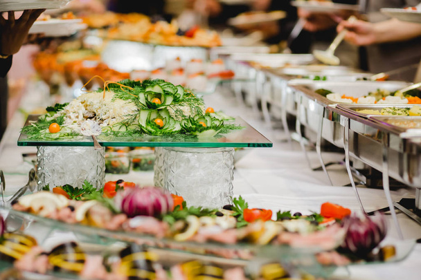 Catering food wedding buffet - Zdjęcie, obraz