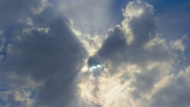 Videó az idő megszűnik cloudscape 4 k - Felvétel, videó