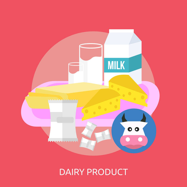 Conception conceptuelle des produits laitiers
 - Vecteur, image
