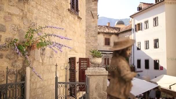 The Old Town of Kotor. City streets in Montenegro - Footage, Video