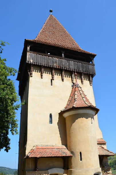 Opevněný středověký kostel Biertan, je jedním z nejvýznamnějších Saské vesnice s opevněné kostely v Transylvánii, poté, co byla na seznam světového dědictví UNESCO od roku 1993 - Fotografie, Obrázek
