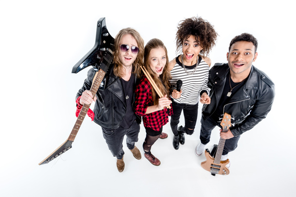 Young rock band  - Photo, Image