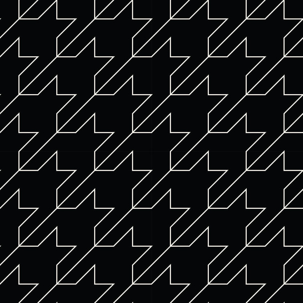 houndstooth damalı moda trendy Tekstil geometrik desen - Vektör, Görsel