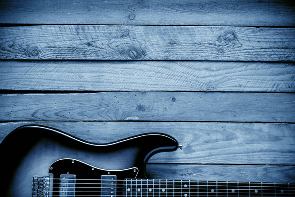 Blues gitara tło - Zdjęcie, obraz