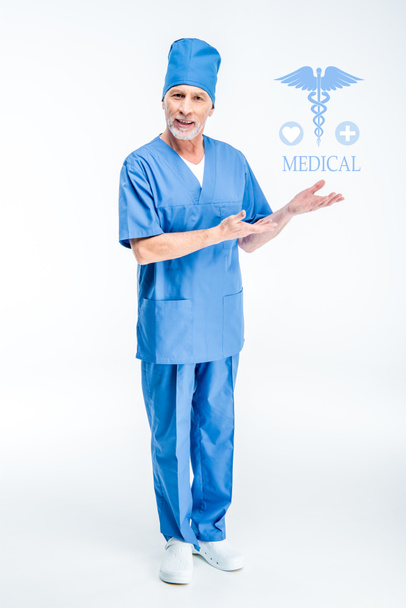 Senior male surgeon - Photo, Image