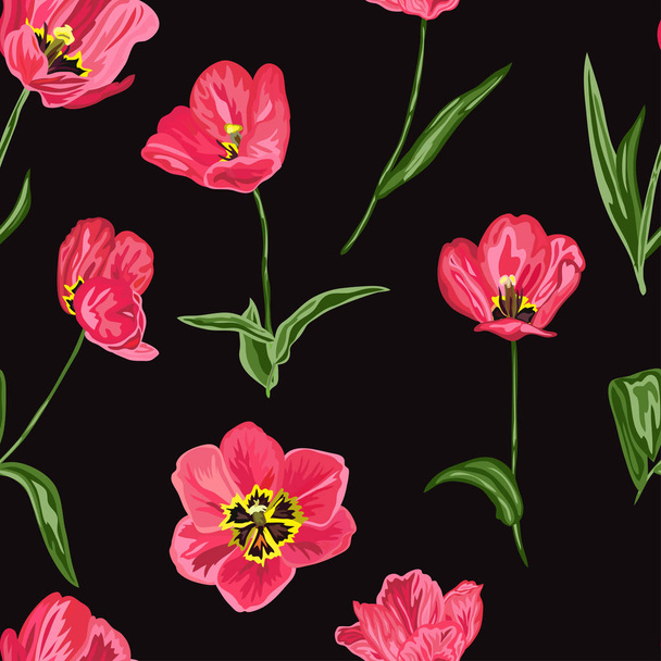 floral seamless pattern - Vektor, kép