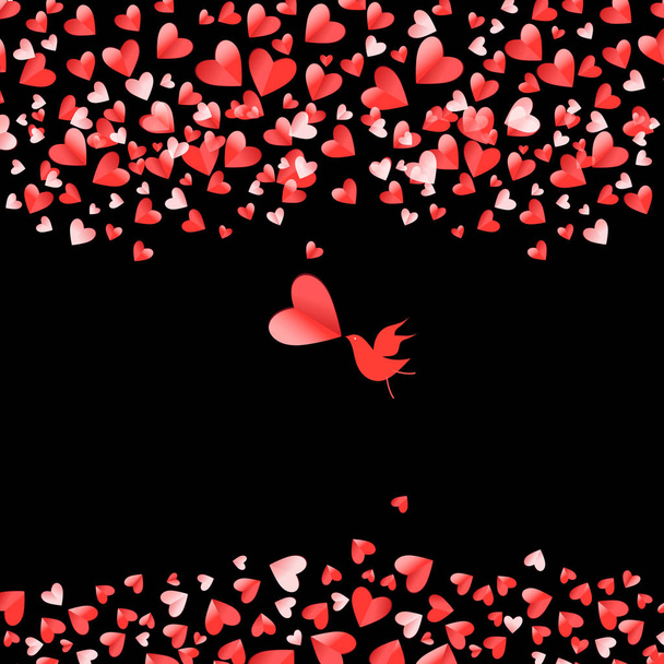 День Святого Валентина в форме сердца
 - Вектор,изображение