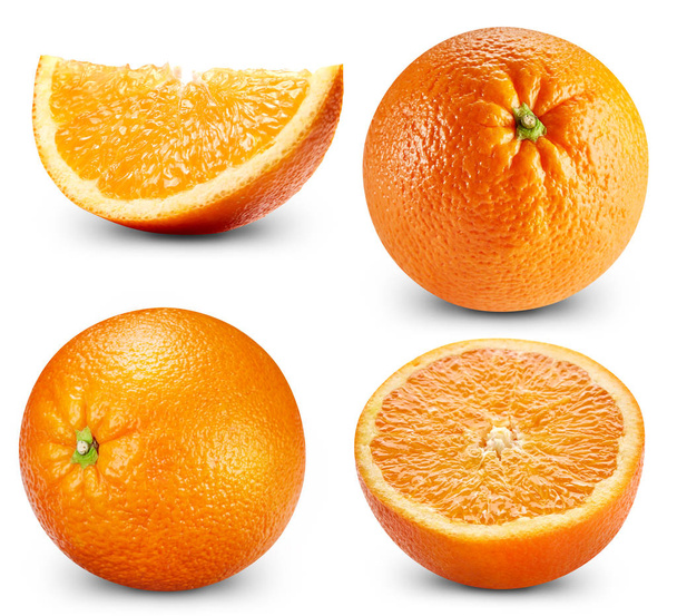 Orange isoliert auf Weiß - Foto, Bild