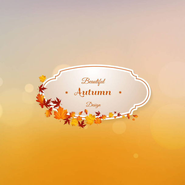 krásný podzimní design  - Vektor, obrázek
