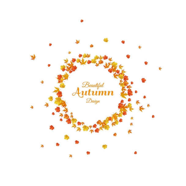 beautiful autumn design  - Vektör, Görsel
