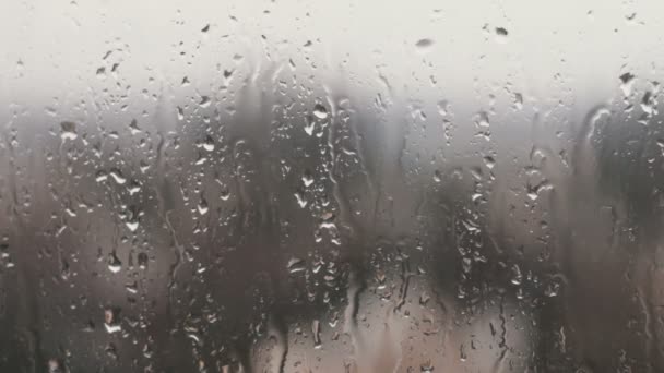 La lluvia cae sobre las ventanas del hogar
. - Metraje, vídeo