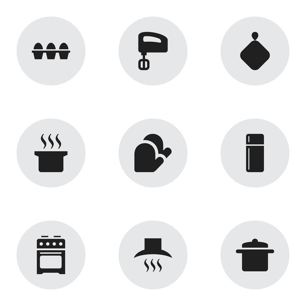Set di 9 icone di cucina modificabili. Include simboli come pentole, cappa da cucina, brodo e altro ancora. Può essere utilizzato per la progettazione web, mobile, UI e infografica
. - Vettoriali, immagini