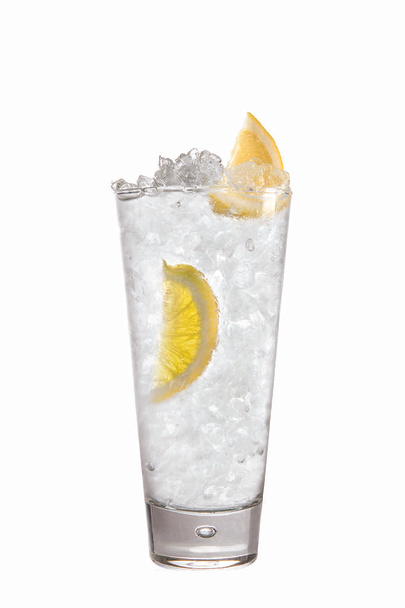 Cocktail with lemon - Fotoğraf, Görsel