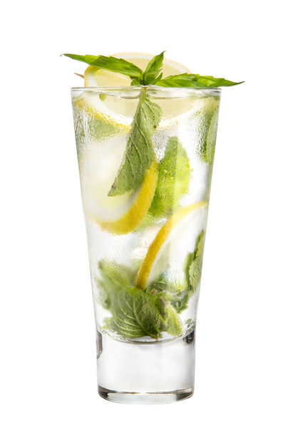 Cocktail mojito on a white background - Foto, afbeelding