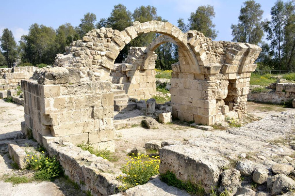 Old ruins from Paphos in Cyprus - Фото, зображення