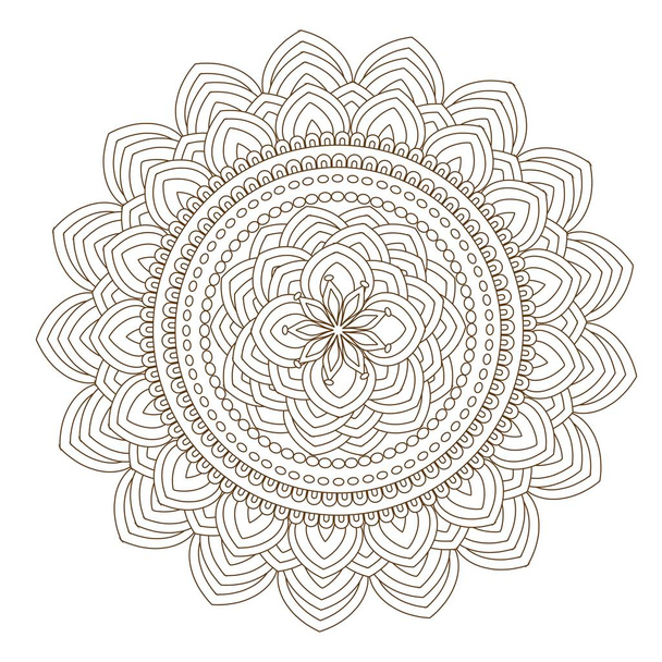 Flor Mandala vector ilustración - Vector, Imagen