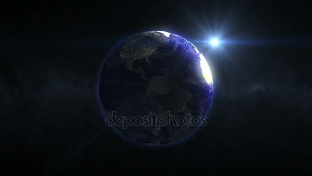 Animación 4k Looped del Planeta Tierra
  - Metraje, vídeo