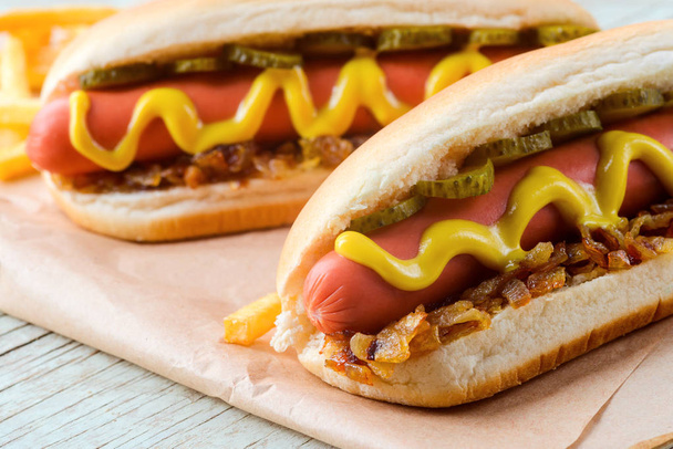 Delicious hot dogs - Photo, image
