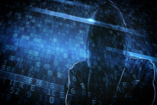 Hidden identity of a hacker - Photo, Image
