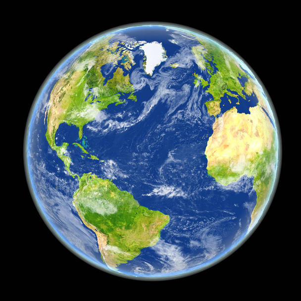 Hemisferio Norte desde el espacio
 - Foto, Imagen