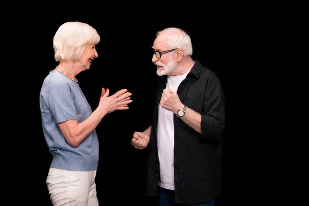 Senior couple gesturing  - Fotografie, Obrázek