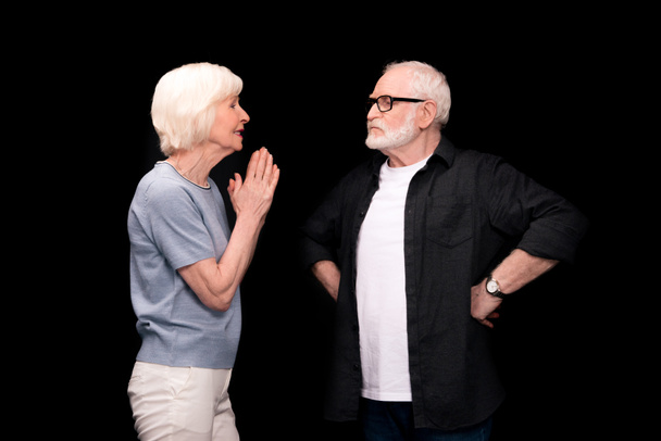 Senior couple gestuelle
  - Photo, image
