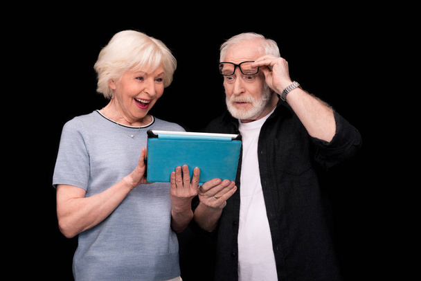 senior couple using tablet - Photo, Image