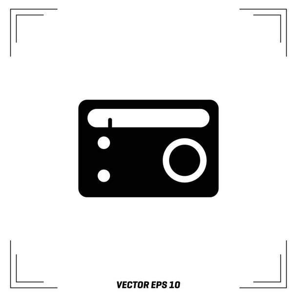 radio flat icon - Vettoriali, immagini
