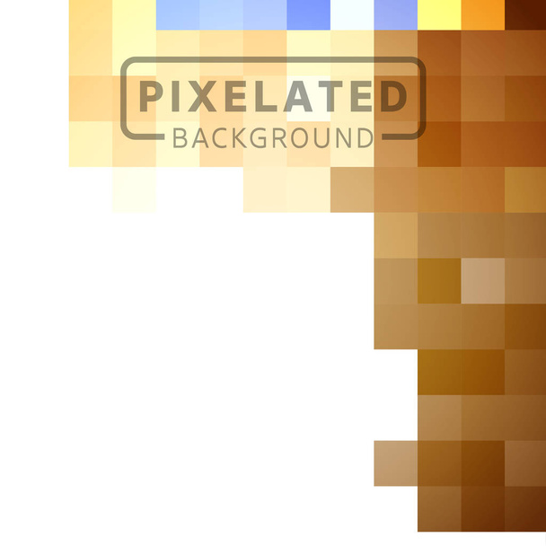 Pixelado padrão colorido
  - Vetor, Imagem