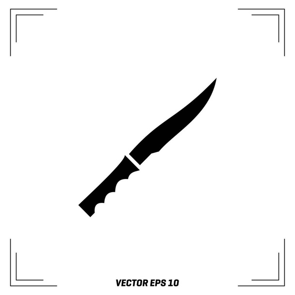 Knife flat icon  - Wektor, obraz