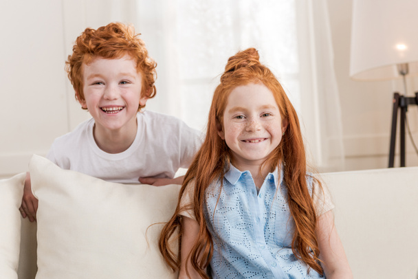 redhead siblings together - 写真・画像