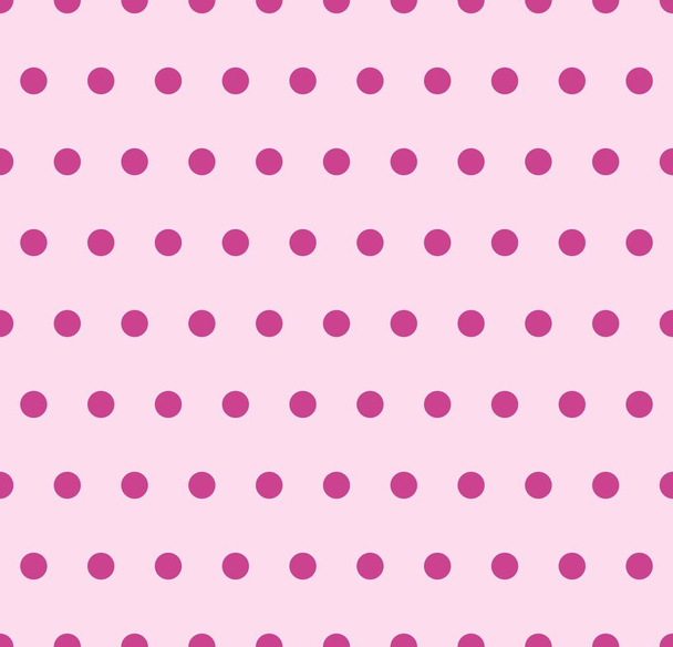 Pink polka dots - Vecteur, image