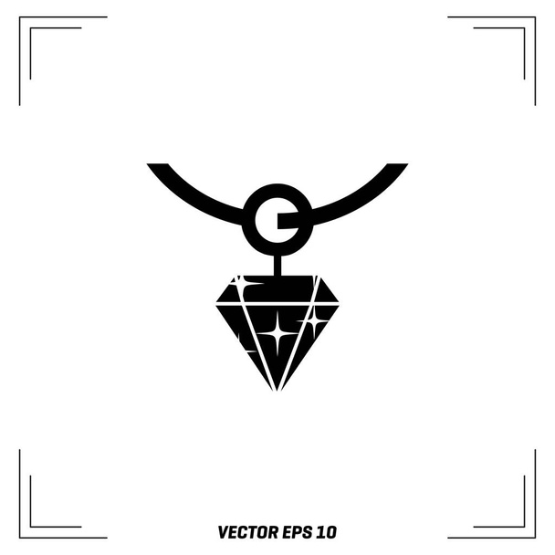 necklace flat icon  - Vektor, obrázek