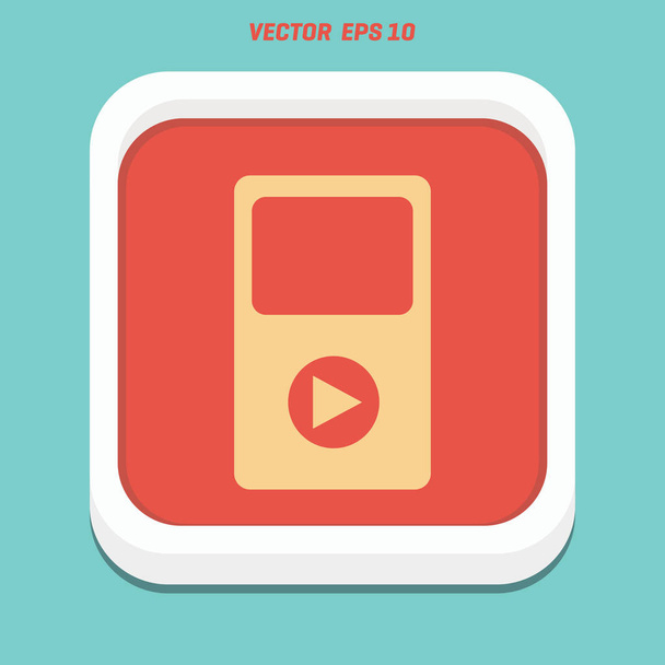 Portable media player - Vector, imagen