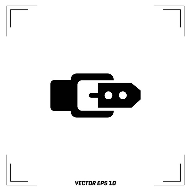 belt flat icon  - Vettoriali, immagini