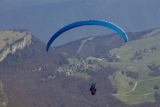 Wingsuit, Mount Baldo, Italy - Photo, Image