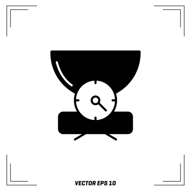 Kitchen scale icon - Vektor, obrázek