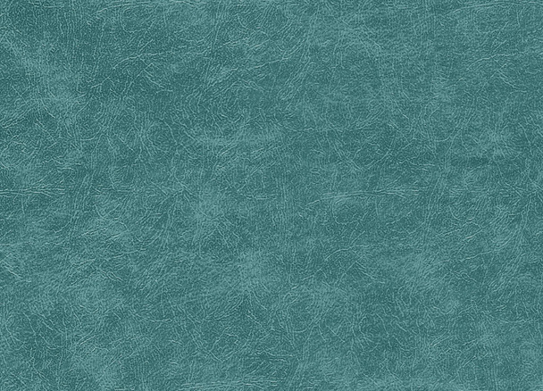 Cyan color artificial leather pattern.  - Photo, Image