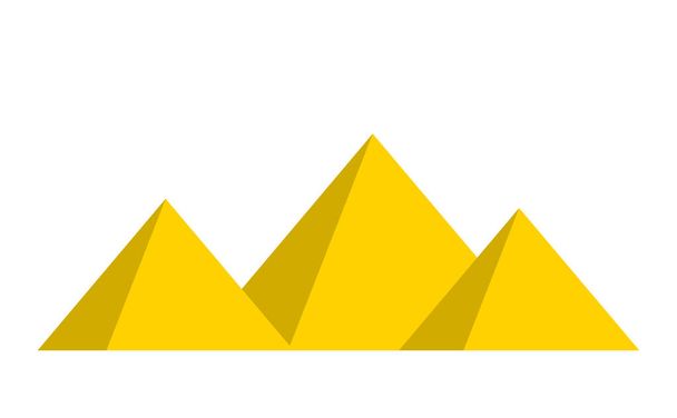 pirámides egipcias vector símbolo icono de diseño
 - Vector, imagen