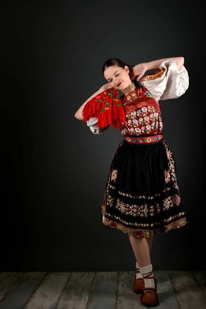 Slovakian folklore dancer - Фото, зображення