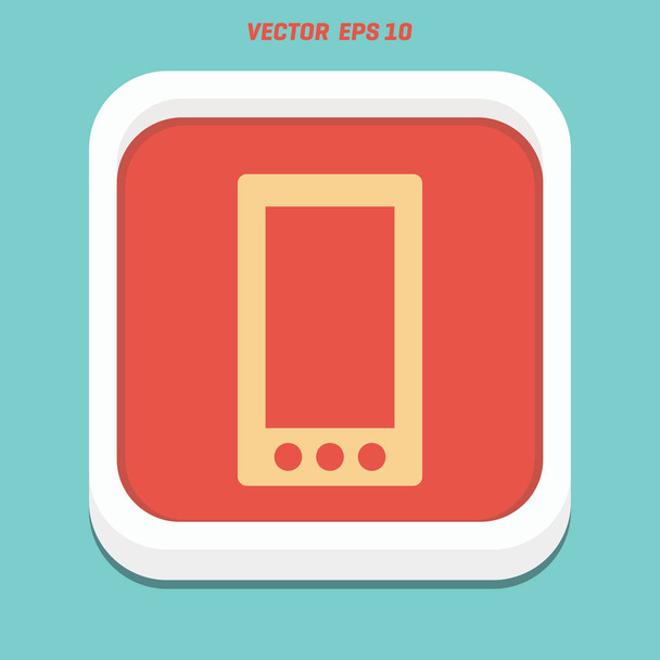 Phone flat icon  - Vector, imagen