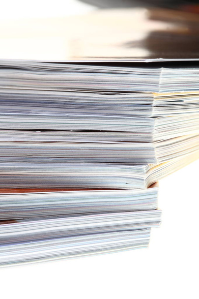 stack of magazines isolated - Photo, Image
